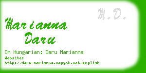 marianna daru business card